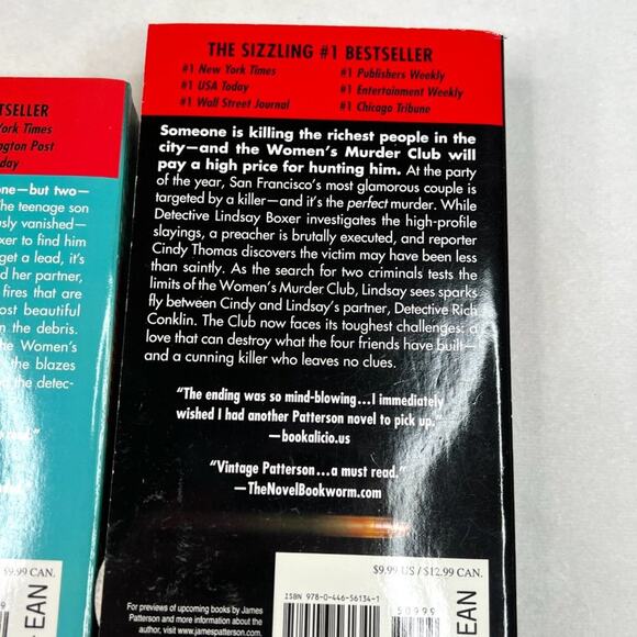 James Patterson Women's Murder Club Paperback Lot - Picture 5 of 6